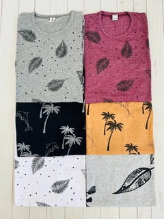 Remera adulto con dibujos surtidos - comprar online