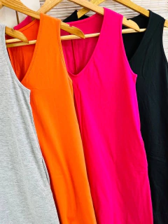 Vestido musculosa algodón con bolsillos (T. Aprox: M/L) - comprar online