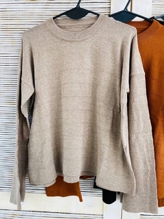 Sweater bremer labrado a la cintura (T. Aprox: XL/XXL) - comprar online