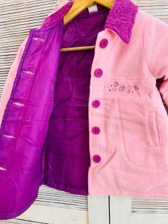 Campera polar niña combinada - comprar online