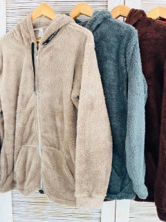 Campera peluche dama