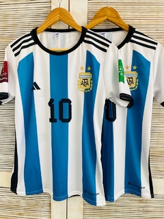 Camiseta Argentina niño y niña con logo bordado