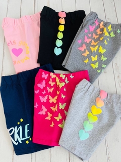 Ciclista algodón y lycra niña con dibujos - comprar online