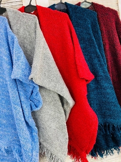 Ruana tipo capa de lana (T. Aprox: XL/XXL) - comprar online