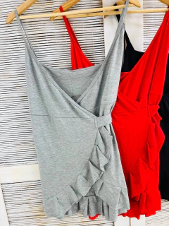 Vestido modal cruzado dama (T Aprox M/L) - comprar online