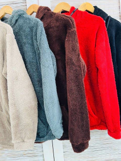 Campera peluche dama - comprar online