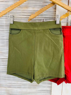 Short bengalina con abertura (T. Aprox S/M) - comprar online