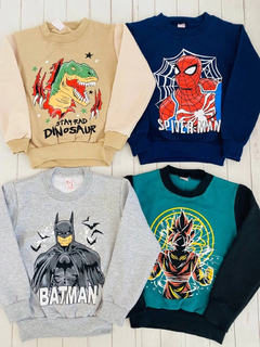 Buzo algodón y friza personaje niño - comprar online