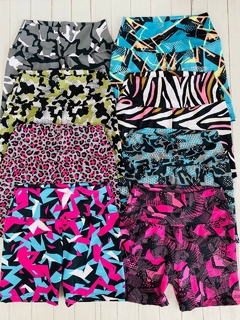 Short lycra estampado dama - comprar online
