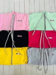 Campera niña algodón con friza - comprar online