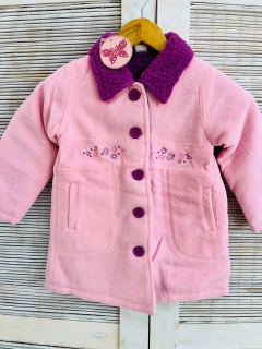 Campera polar niña combinada