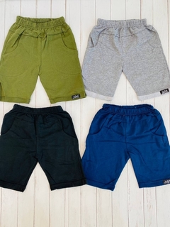 Bermuda niño algodón con bolsillos - comprar online