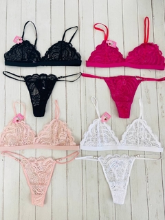 Conjunto ropa interior encaje sin arco