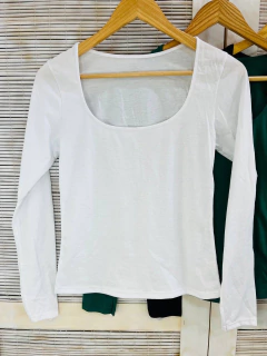 Remera mangas largas algodón dama (T. Aprox: M/L) - comprar online