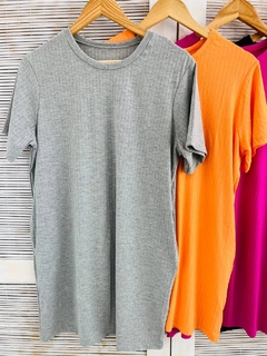 Vestido MANGAS CORTAS morley corto con bolsillos (T. Aprox: M/L)