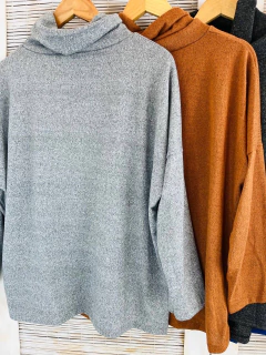 Sweater polerón dama lanilla (T. Aprox L/XL) - comprar online