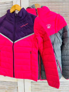 Campera combinada niña inflable
