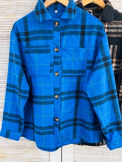 Camisaco frizado a cuadros dama (T. Aprox: L/XL) en internet