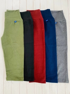 Calza 3/4 dama algodón y lycra - comprar online