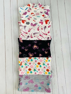 Polera térmica de lycra estampada niña - comprar online