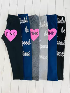 Calza lycra y algodon con letras niña - comprar online