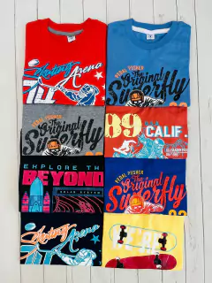 Remera mangas largas niño calidad extra - comprar online