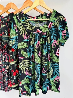 Remera seda fria cuello REDONDO