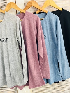 Remera mangas largas sublimada