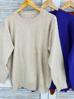 Sweater hilo con bremer zig zag calidad extra (T. Aprox: L/XL) - comprar online