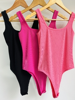 Body escote recto morley con lycra (T, Aprox M)