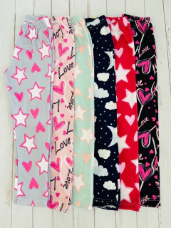 Calza niña lycra con friza gamuzada - comprar online