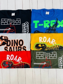 Remera niño mangas largas con estampas (SOLO T. 4 Y 14) - comprar online