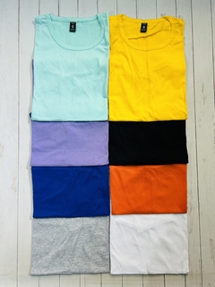 Remera adulto mangas cortas lisa - comprar online