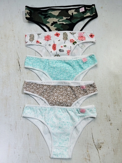 (PACK x3) Vedetina dama estampada (T. Aprox M/L)