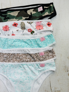 (PACK x3) Vedetina dama estampada (T. Aprox M/L) - comprar online