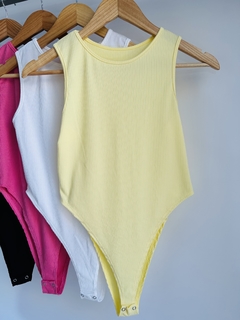 Body musculosa cavado morley y algodón (T. Aprox M) - comprar online