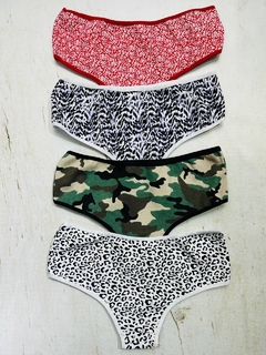 (PACK x3) Culote estampado dama (T. Aprox L) - comprar online
