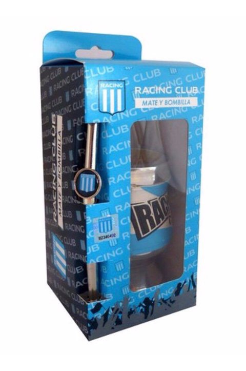 MATE C/ BOMBILLA EN CAJA RACING