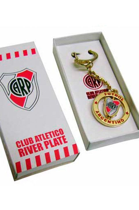 LLAVERO GIRATORIO ESCUDO RIVER