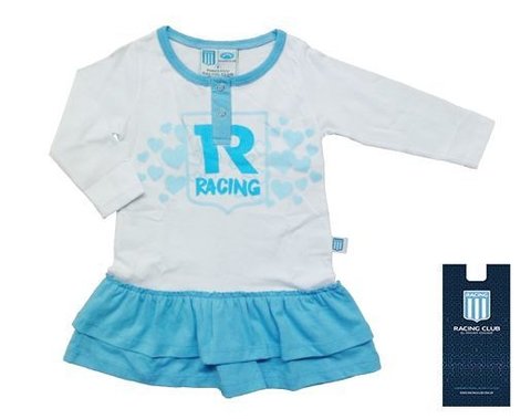 VESTIDO BEBA M/L RACING (15%)