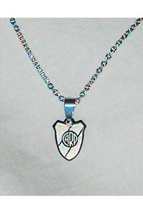 DIJE ACERO Q ESCUDO C/C RIVER
