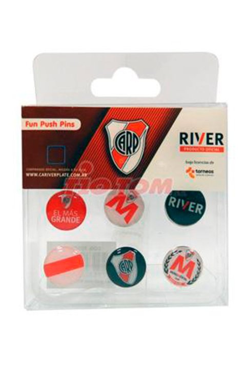 DISPLAY FUN PUSH PINS X9 RIVER