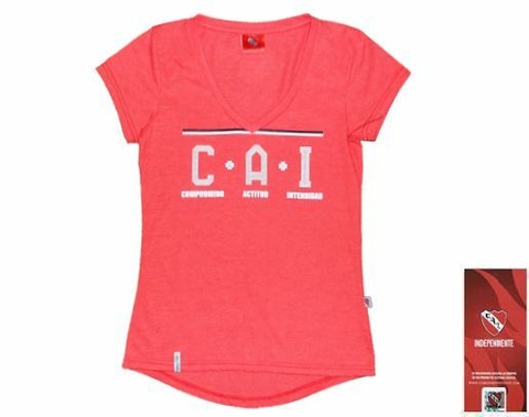 REMERA ESCOTE V DAMA CAI (50%) - comprar online
