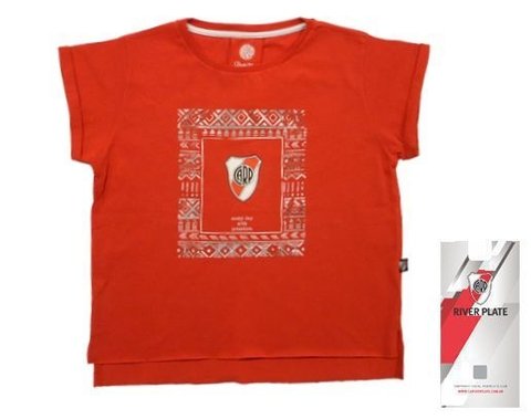 REMERA CORTA DAMA RIVER (50%) - comprar online