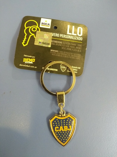 LLAVERO ESCUDO DOME BOCA