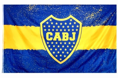 BANDERA OFICIAL GRANDE 120X194 BOCA BJ920