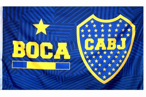 BANDERA OFICIAL GRANDE 120X194 BOCA BJ924