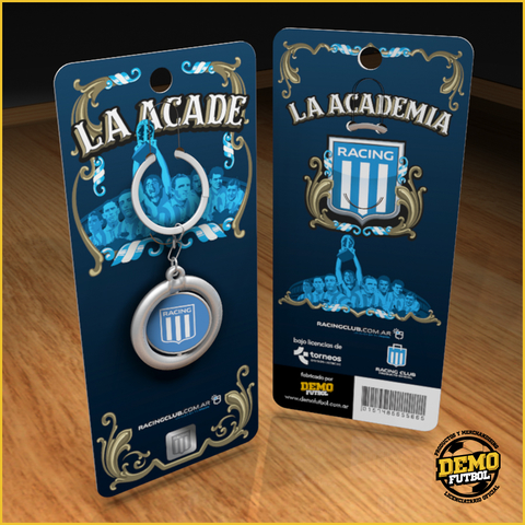 LLAVERO MEDALLA GIRA. RACING
