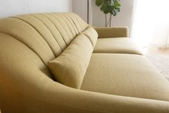 Sofa Green -vintage Tela -importado -2 Cuerpos - Furnitech en internet