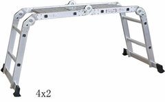 Escalera Aluminio Multiproposito 4x2 + Plataforma- Furnitech BC